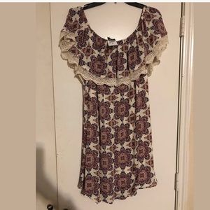 Rue 21 Loose fit, off the shoulders blouse.